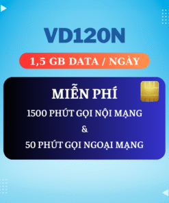 VD120N : 120.000 Đ/THÁNG (ĐÃ BAO GỒM VAT)