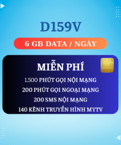 D159V – 159.000đ/tháng ( Đã bao gồm VAT )