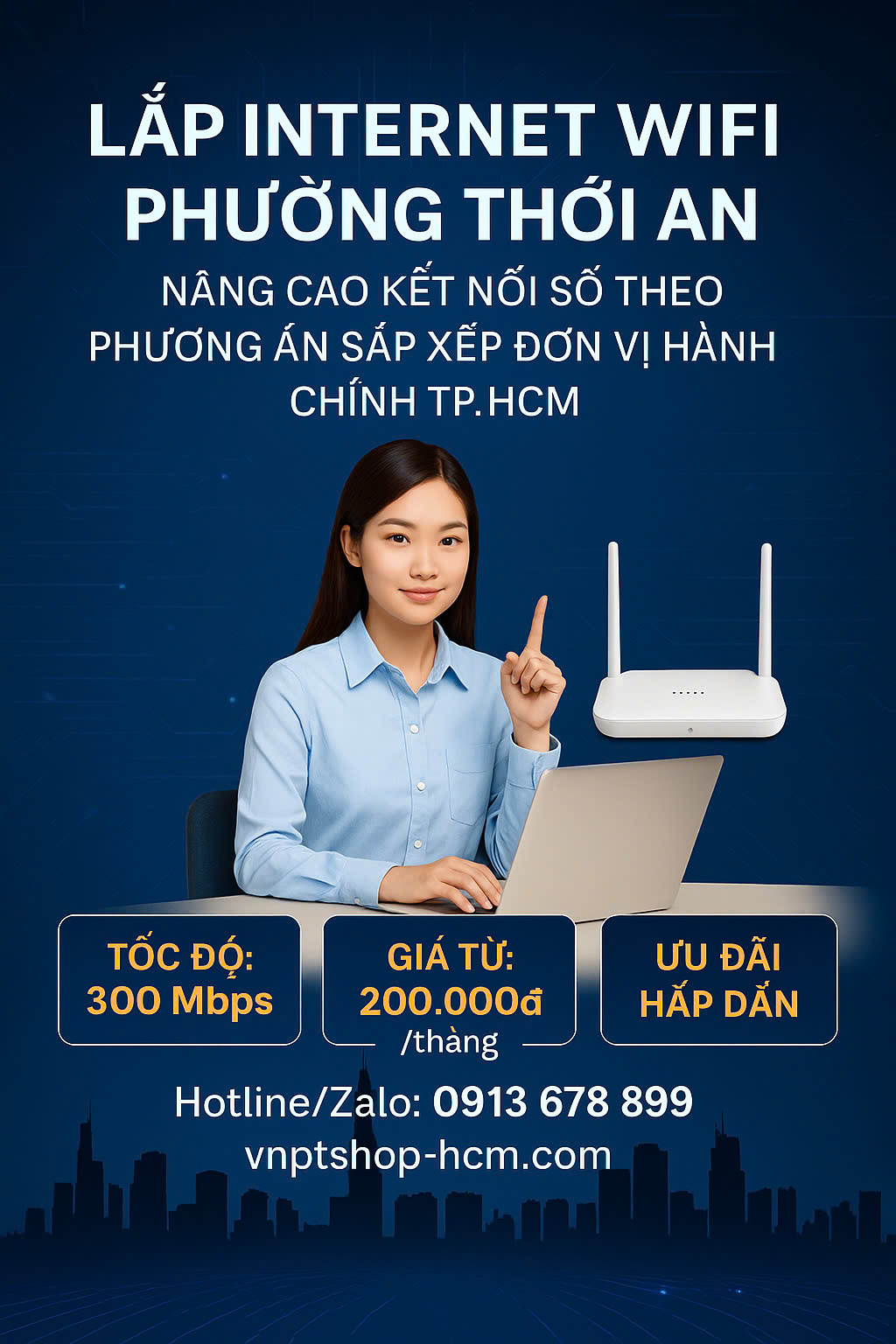 3 lý do chọn lắp Internet Wifi VNPT