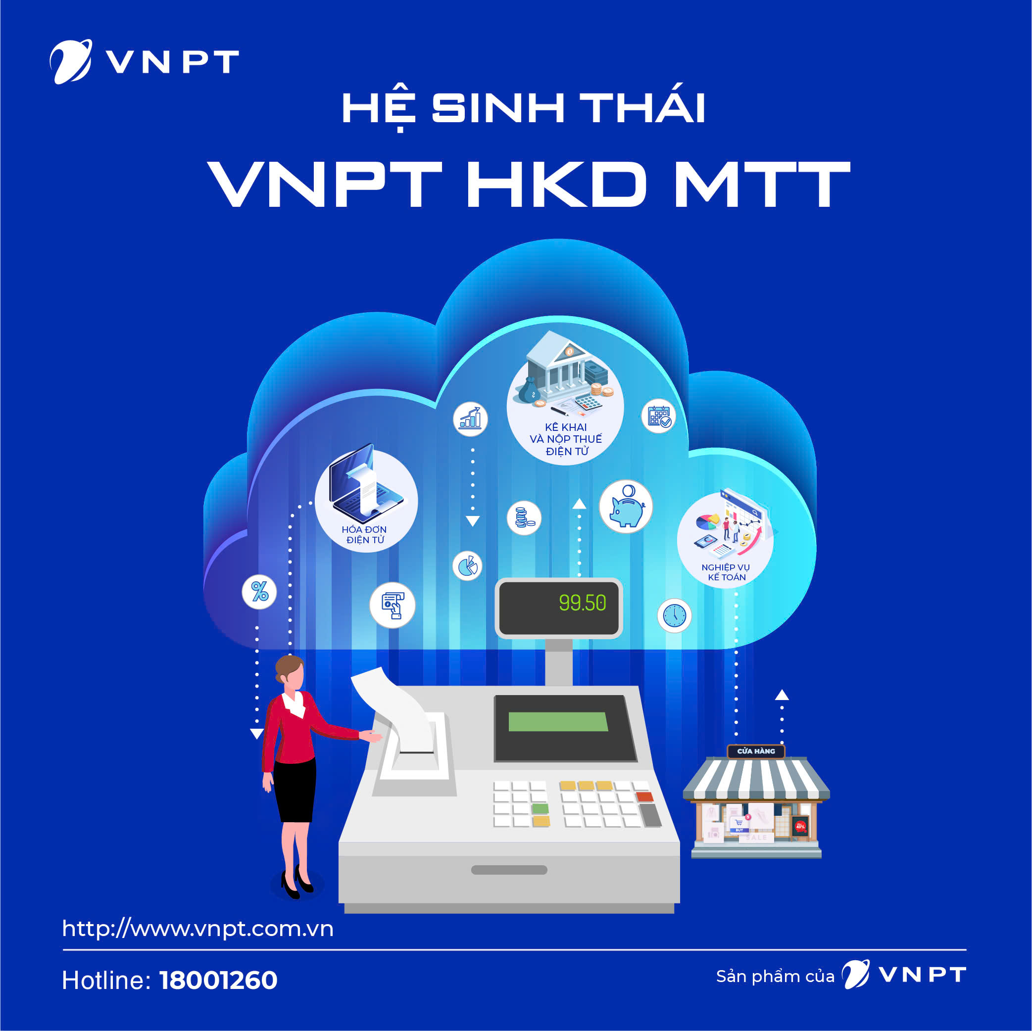 Giải pháp Hóa đơn điện tử khởi tạo từ máy tính tiền của VNPT 1 Hóa đơn điện tử