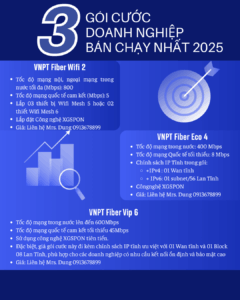 TOP 3 GÓI CƯỚC INTERNET WIFI VĂN PHÒNG MẠNG VNPT 2025